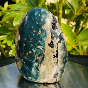 444g Natürlicher Ozean Jaspis Landschaft Quarz Kristall Geode Meditation Mineral - Bild 1 von 21