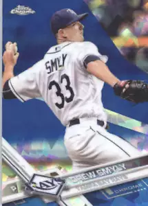 DREW SMYLY 2017 TOPPS CHROME SAPPHIRE EDITION #334 SOLO 250 MADE - Foto 1 di 2