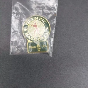 Nuevo sombrero chaqueta pinback pinback de béisbol olímpico Atlanta 1996 - Imagen 1 de 2