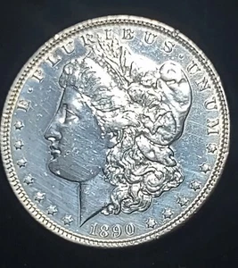 ++ Moneda de dólar de plata Morgan 1890 PL de Estados Unidos Ms Bu Unc PL prueba como  - Imagen 1 de 4