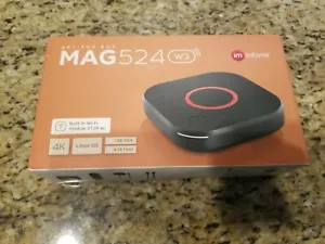 Set-Top Box Mag 524 W3 Mag 524W3 4K HDR, Built-in Dual Band 2.4G/5G WiFi *NEW* - Picture 1 of 12