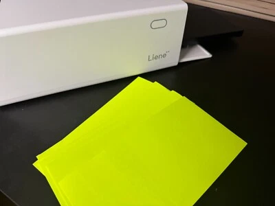 HANNTO TECHNOLOGY CO., LTD. Liene Sticker Paper PixCut S1 - YELLOW FLUO - 4in x 7in