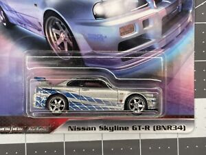 Hot Wheels Fast & Furious Premium Fast Imports 1/5 Nissan Skyline GT-R (BNR34)