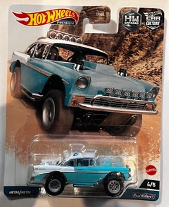 2023 HOT WHEELS PREMIUM CAR CULTURE BIG-AIR BEL-AIR FPY86 W/REAL RIDERS - Picture 1 of 2
