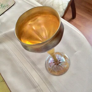 Vintage Signed Tiffany Wine Goblet - Picture 1 of 9