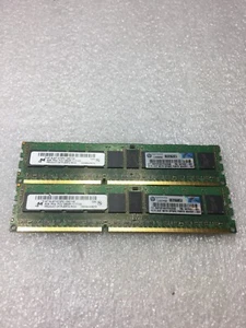 16GB (2x8GB) PC3-12800R DDR3-1600MHz 1Rx4 REG ECC Micron MT18JSF1G72PZ-1G6D1HE - Picture 1 of 4