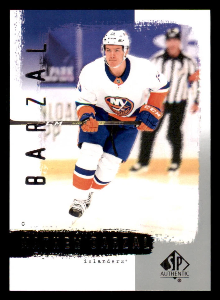 2020-21 SP Authentic '00-01 Retro #R24 Mathew Barzal - Image 1 of 2