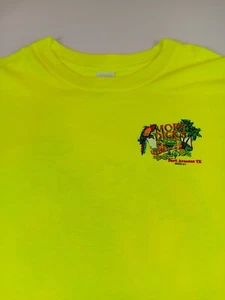 Port Aransas, TX T-shirt Mens sz XL Flourescent Green Beach Island  Moby Dick's - Picture 1 of 9