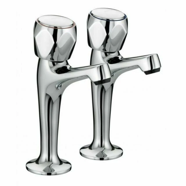 Bristan Kitchen Sink High Neck Pillar Tap - Chrome
