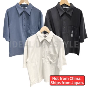 Polo de algodón UNIQLO U AIRism S-XXL gris/negro/natural para hombre 476217 nuevo con etiquetas - Imagen 1 de 12