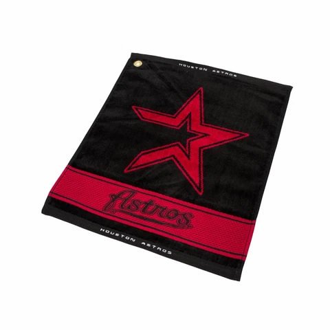 Houston Astros Woven Fabric Golf Bag Towel - Officially Licensed - Course New Cover