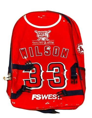 LA Angels Baseball #33 Wilson Backpack SGA Cover