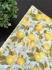 LEMON TREE Design Tissue Paper Sheets Choose Size & Package Amount - Picture 1 of 9