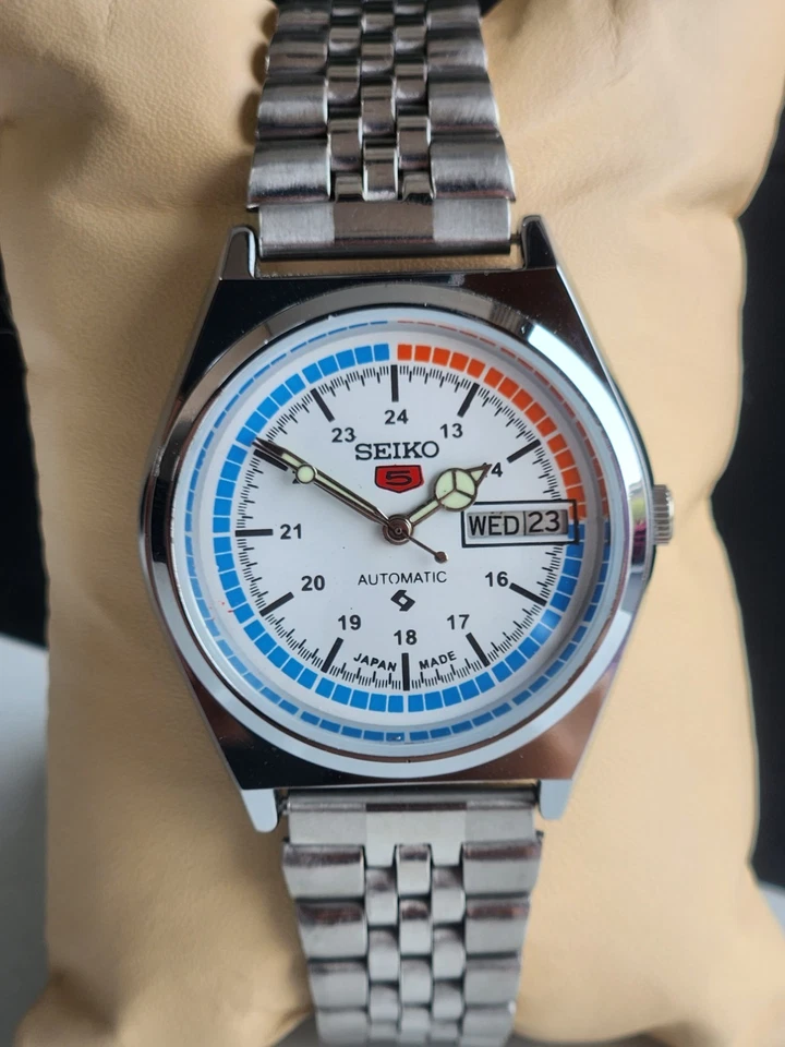Reloj de pulsera vintage Seiko 5 automático 6309 17 joyas caballero - ENVÍO GRATUITO Foto 1 de 4