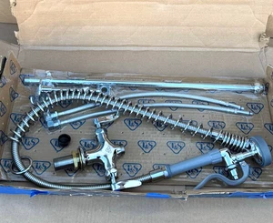 Rubinetto pre risciacquo T&S ottone da parete cromato lucido B-0133-12-CR-B incompleto - Foto 1 di 7