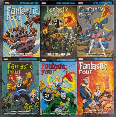 Lote Colección Fantastic Four Epic Vol 19-25 This Flame, This Fury & Stange Days Foto 1 de 4