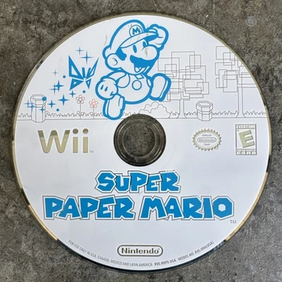 Super Paper Mario (Nintendo Wii) Authentic Disc Tested - Image 1 of 3