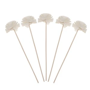 5 Pcs Aromatherapy Dried Flowers Bathroom Diffuser Office Scent Sticks - Picture 1 of 12