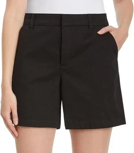 NUEVO Pantalones Cortos Chinos Gloria Vanderbilt Para Mujer Talla 10 Negros Algodón/Spandex - Imagen 1 de 9