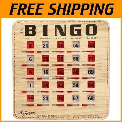 Travel-Ready Bingo Cards with Sliding Windows - Image 1 of 4