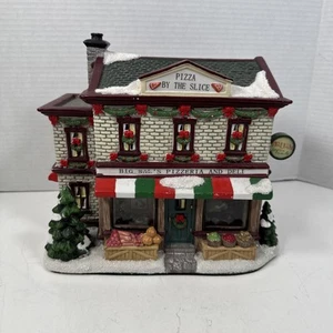 2010 St Nicholas Square Big Sal's Pizzeria & Deli Lighted House Christmas Decor - Picture 1 of 14