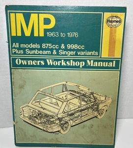 Haynes Hillman Imp 1963-1976 All Models 875cc & 998cc Workshop Manual - Picture 1 of 5