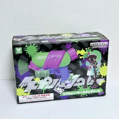 RARO Pistola de Agua Splatoon Splashooter Juguete Verde Neón de Japón Oficial Nintendo Foto 1 de 2