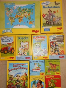 11 HABA Spiele: Schlemmermonster, Löschtrupp, Her mit dem Schatz,.... - Bild 1 von 4
