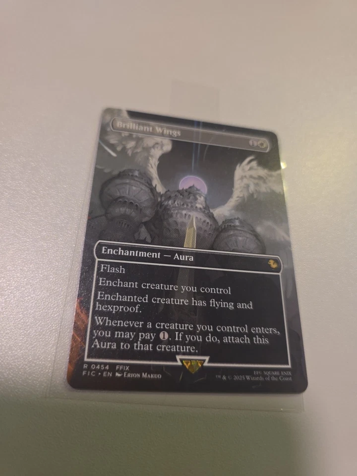 MTG Brilliant Wings NON-FOIL Borderless - Final Fantasy In Hand Fast Shipping - Image 1 of 1