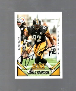 James Harrison Steelers Autographed Signed 2015 Panini Card #102 EXMT COA - Picture 1 of 3
