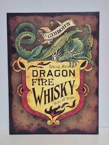 Copper Kettle Fire Whisky Advert A5 from the Wizarding Trunk Harry Potter - Foto 1 di 1