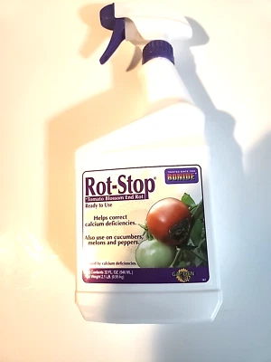 ROT STOP Flor de Tomate Extremo Pudrición Listo para Usar-1 Cuarto Botella Spray Nueva 32oz Foto 1 de 4