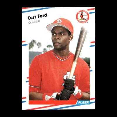 Curt Ford 1988 Fleer St. Louis Cardinals #32 R326Q 32 - Image 1 of 2