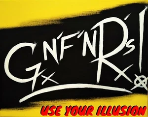 Guns N' Roses Use Your Illusion Original Acrylic Painting 16x20 Canvas New art - Bild 1 von 2
