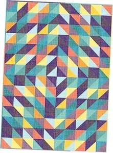 Anfänger Lap Throw Quilt Kit (40,5" x 56,5") - Chambray Tonale - Frühling Tag - Bild 1 von 7