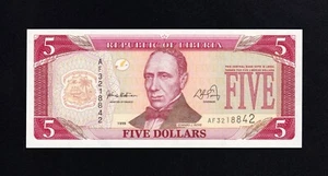 F.C. LIBERIA, 5 DOLARES 1999 , S/C (UNC) , P.21 . - Imagen 1 de 2
