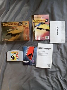 Wipeout 64 Nintendo 64 N64 CIB Complete W Manual Poster Registration Authentic - Bild 1 von 11