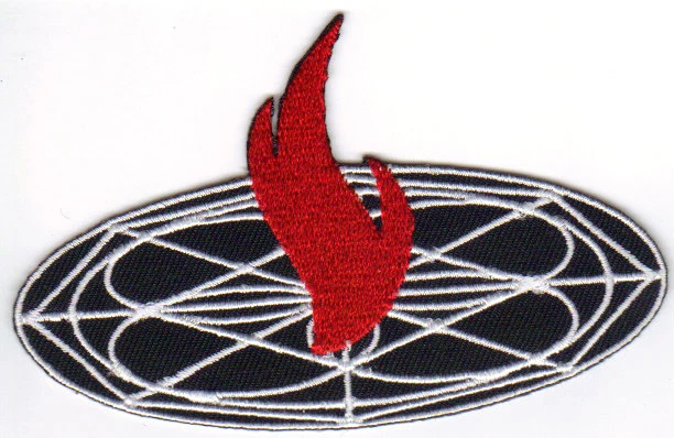 FLAME/UNIVERSAL 4"W KENPO MARTIAL ARTS PATCH - NEW - Image 1 of 1