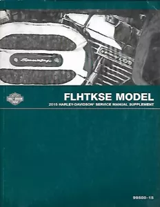 Harley-Davidson 2015 FLHT Touring Models Service Manual Supplement P/N 99500-15 - Picture 1 of 2