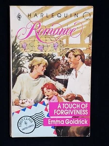 A Touch of Forgiveness by Emma Goldrick Vintage 1991 Harlequin Romance Paperback - Imagen 1 de 8