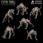 Hellhound Pack | TytanTroll | Tabletop RPG | 28-32mm | DnD Model