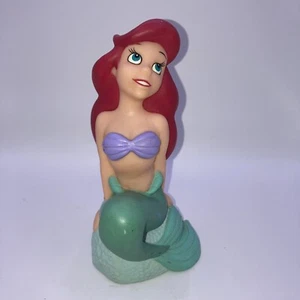 Vintage Ariel Disney 6” Mermaid Princess Figurine Piggy Bank w/Plug - Picture 1 of 8