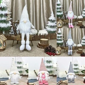 Weihnachtszwerg Weihnachtsmann Ornamente hängende Puppe Dekoration für Zuhause Weihnachten Baum Elf - Bild 1 von 24