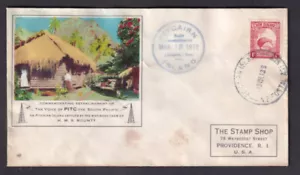 Pitcairn Island 1938 Radio Station Special Cover - übliche Wasserflecken - Bild 1 von 1