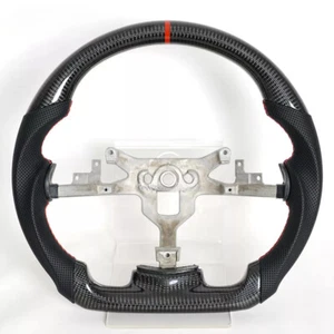 Real Carbon Fiber Steering Wheel For Corvette C6 Z06 ZR1 2006-2011 - Picture 1 of 10