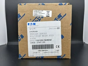 Eaton D15CR22AB Freedom Series Relay 2NO/2NC 120VAC NEW IN BOX - Picture 1 of 7