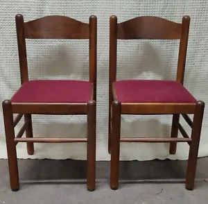 PAIR Vintage Hank Lowenstein Danish Mid Century Modern Style Chairs - Picture 1 of 5