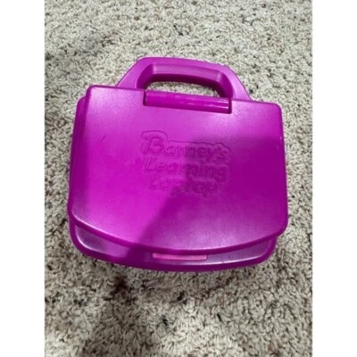 Barney's learning laptop Vintage educational toy dated 1999 Interactive RARE - Image 1 of 4