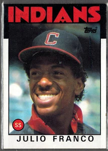 1986 Topps ~ Julio Franco 391 - Imagen 1 de 2