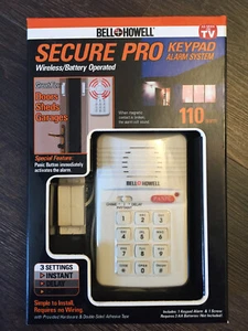 Bell and Howell Secure Pro Keypad 110 Alarm System Model 7788 Panic Button ~ NIB - Picture 1 of 3